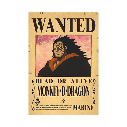 Wanted Poster - Monkey D. Dragon