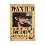 Wanted Poster - Dracule Mihawk