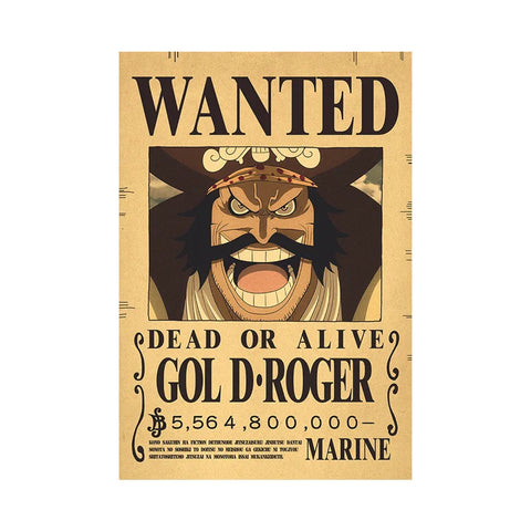 Wanted Poster - Gold D. Roger